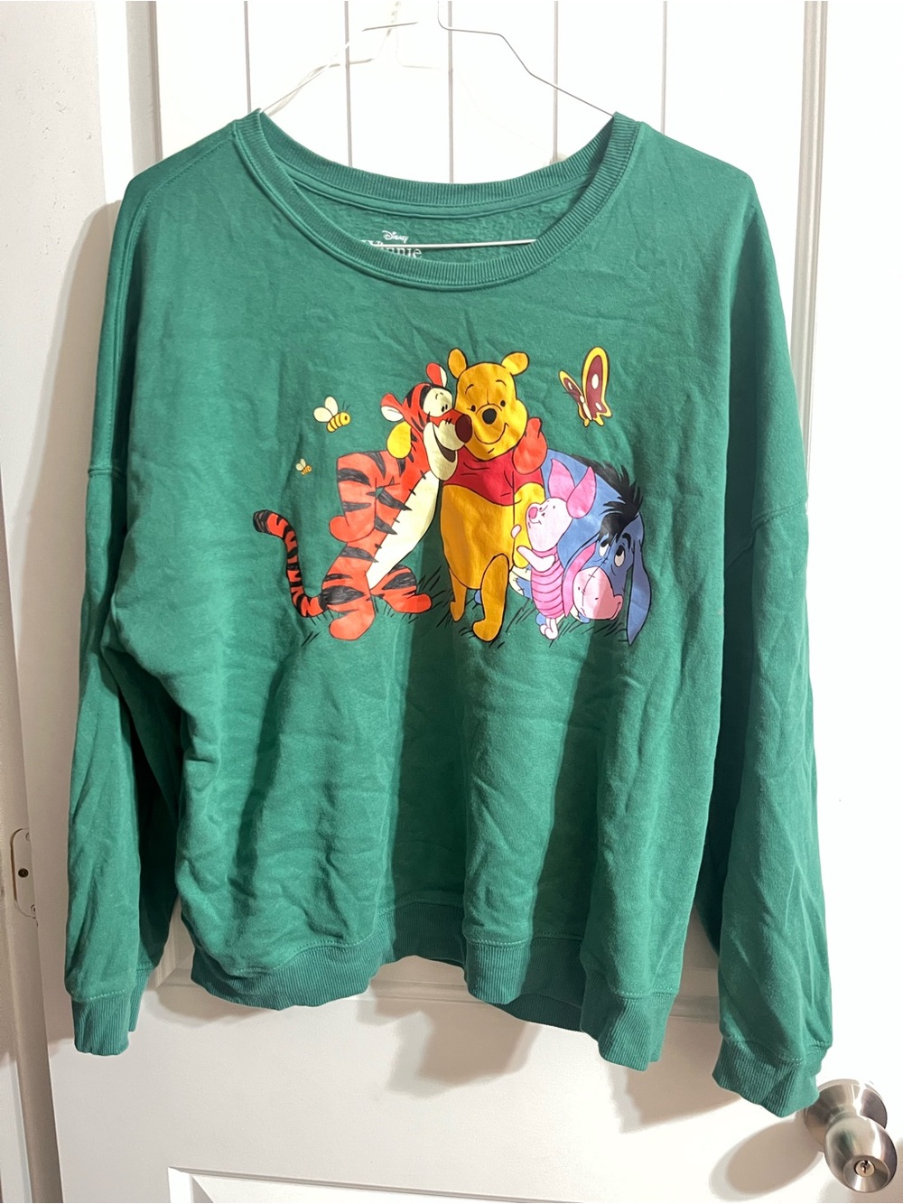 Disney Winnie the Pooh Green XXL Unisex Adult Sweatshirt